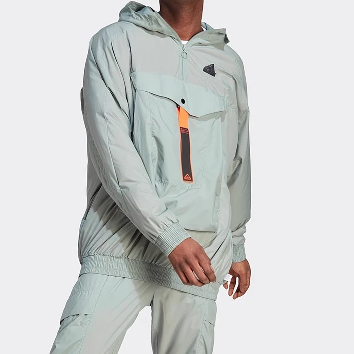 Adidas/阿迪达斯~~男MCEQ2PRWB轻薄休闲连帽夹克外套IC3725