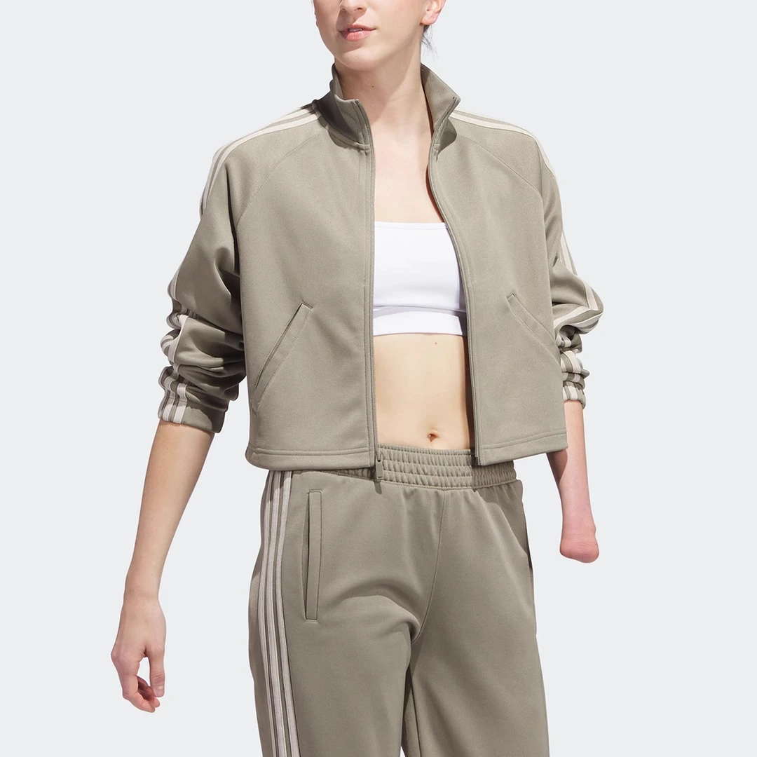 Adidas/阿迪达斯|正品三叶草新款女士复古运动夹克外套IJ5229