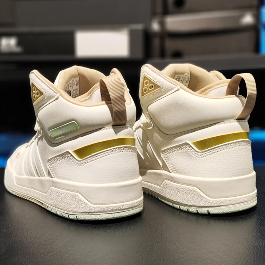 阿迪达斯Adidas男女100DBMID运动休闲鞋板鞋HQ4556复古秋冬款经典