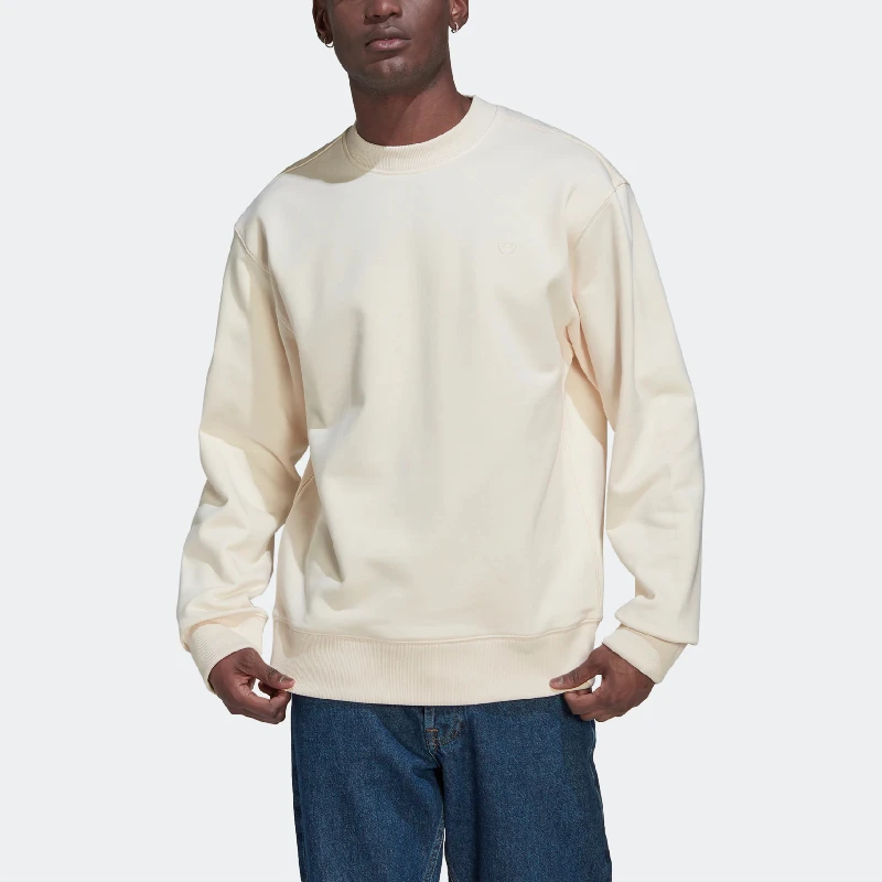 阿迪达斯~~三叶草卫衣透气宽松长袖运动休闲圆领套头衫HK2939