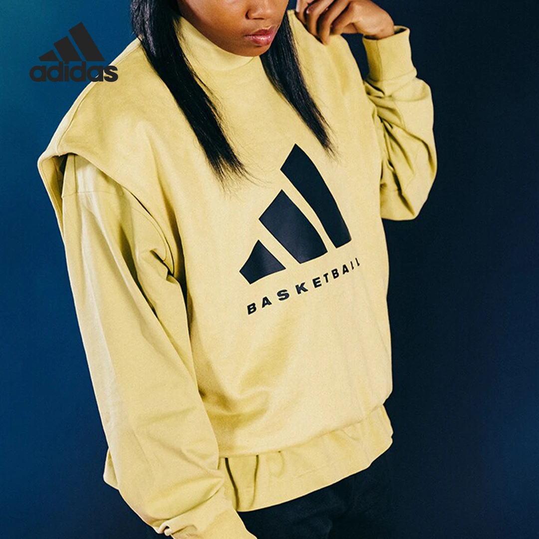 阿迪达斯三叶草~~男女背心Basketball运动休闲无袖套头卫衣IN7703