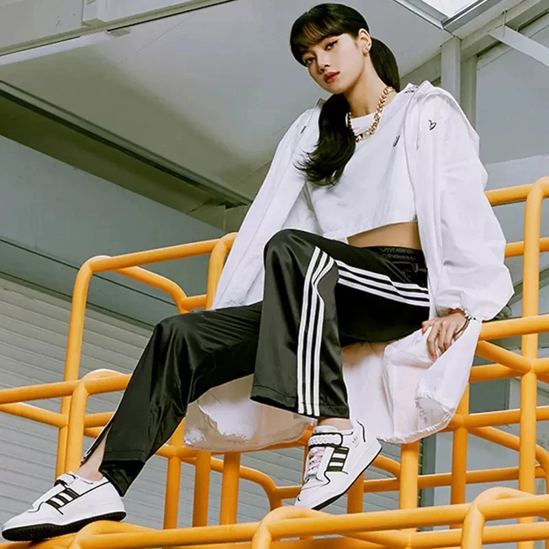 Adidas/阿迪达斯|三叶草防风连帽宽松潮流秋季时尚休闲外套H39045