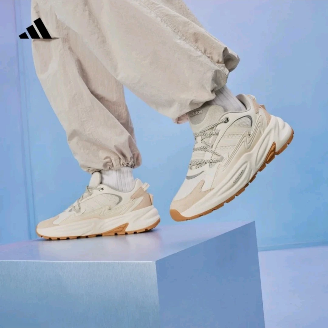 Adidas/阿迪达斯~~「波波鞋」男女款厚底休闲鞋时尚老爹鞋 JR3185