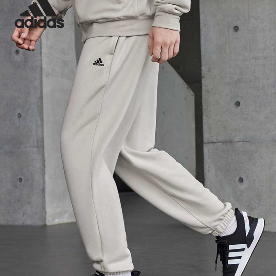 Adidas/阿迪达斯~~正品新款男女毛圈加厚束脚宽松运动裤IV7588