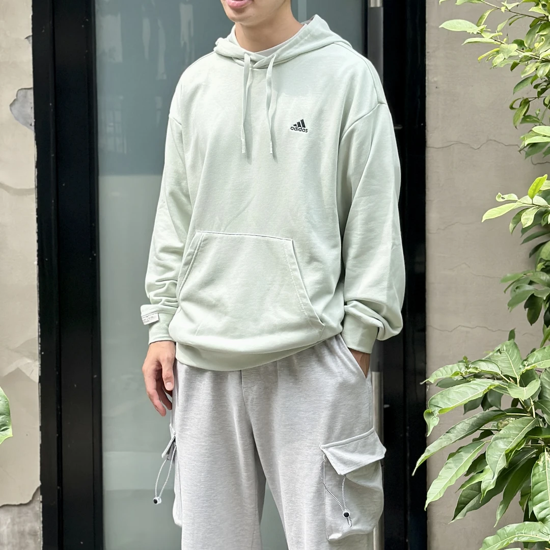 Adidas/阿迪达斯~~官方正品新款男女休闲运动针织连帽卫衣IV7593