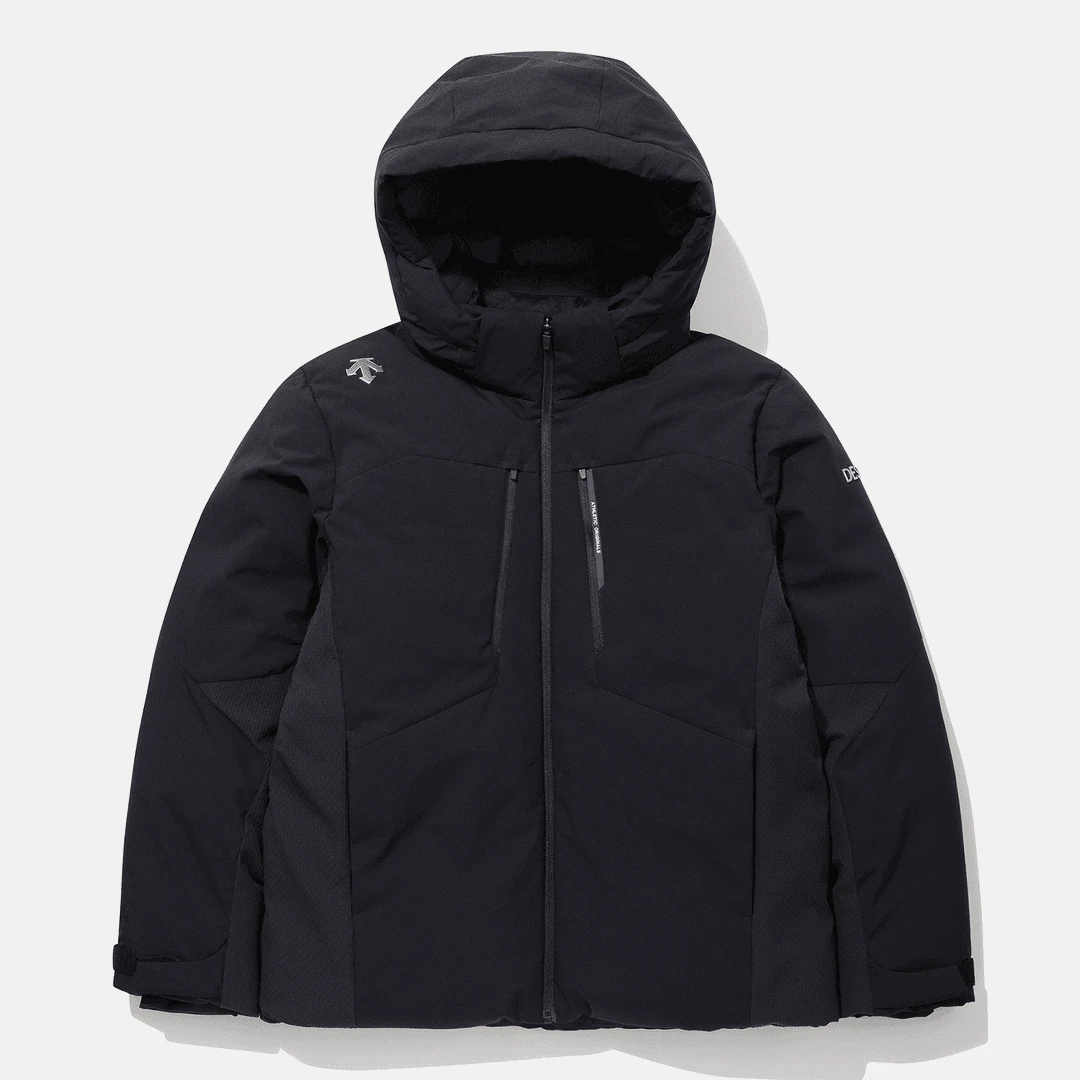 DESCENTE/迪桑特时尚休闲短款连帽羽绒服男女冬季保暖SP323SDJ92