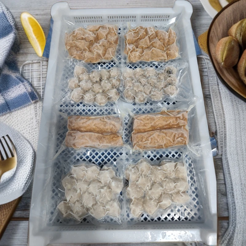 新8包，2猪肉丸+2猪肉卷+2香菇丸+2猪肉籽