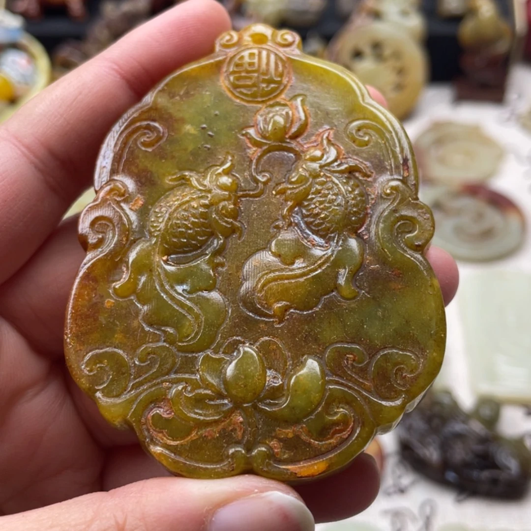 【闪购商品】蛇纹石玉颈饰未镶嵌58