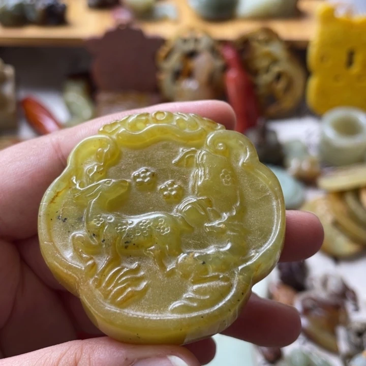 蛇纹石玉颈饰未镶嵌113
