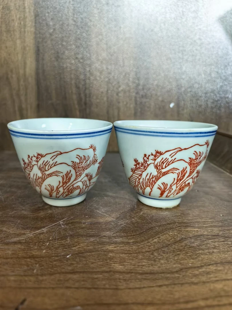 L1景德镇制陶瓷杯子1对