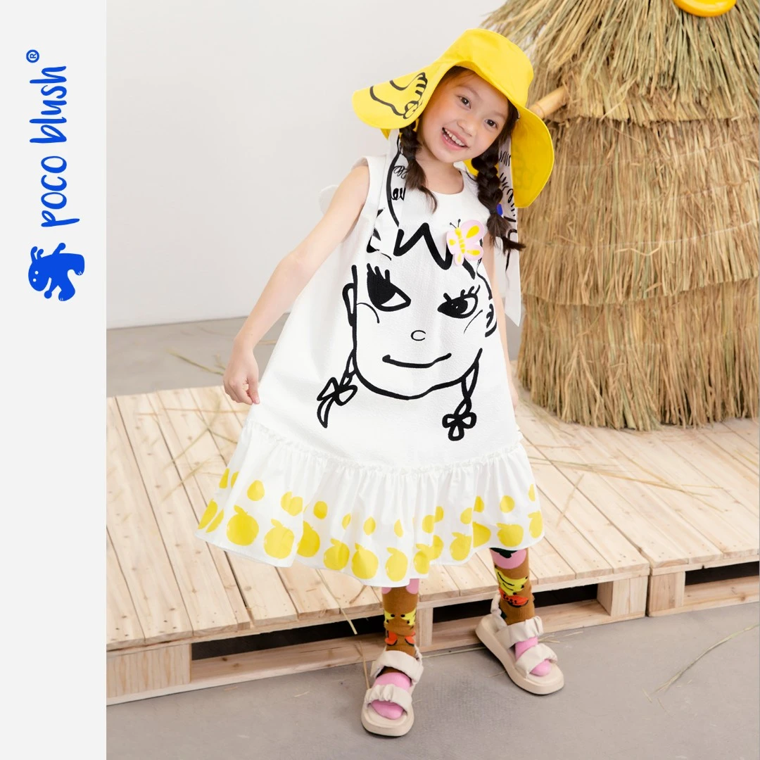 poco blush原创与众不同小孩背心裙儿童夏女宝可爱立体翅膀连衣裙