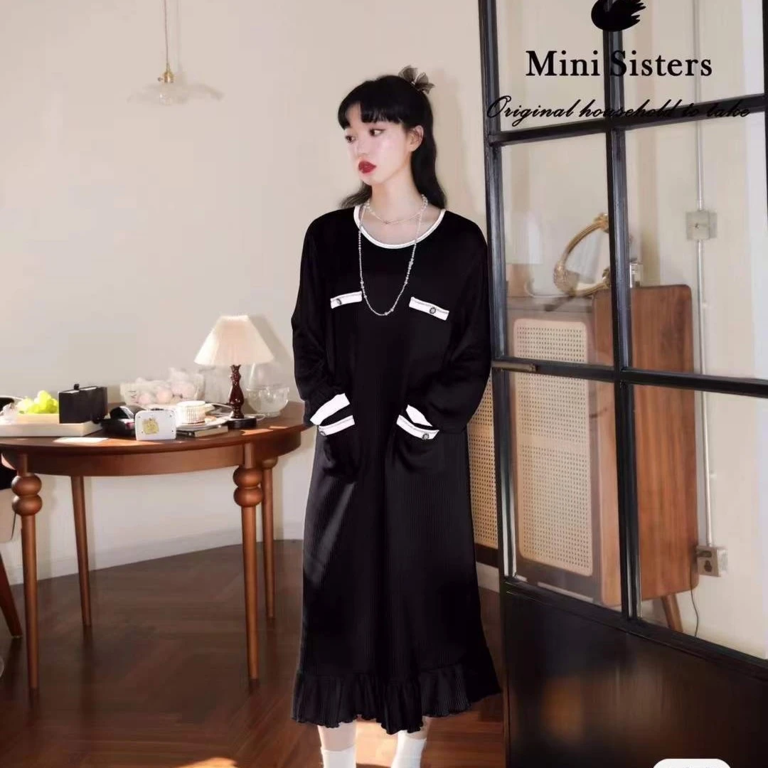 名媛风家居服连衣裙