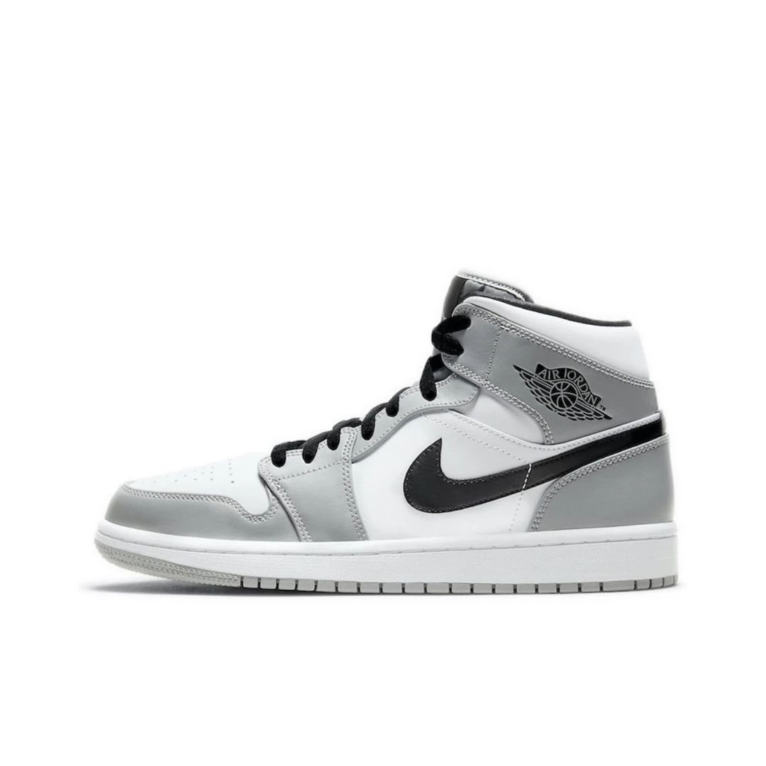 Air Jordan1 Mid 烟灰dior中帮 经典百搭复古篮球鞋 男554724-092
