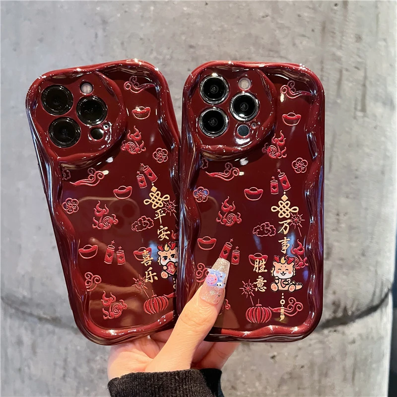 平安喜乐适用iphone15promax12苹果13手机壳11华为OPPO防摔vivo套