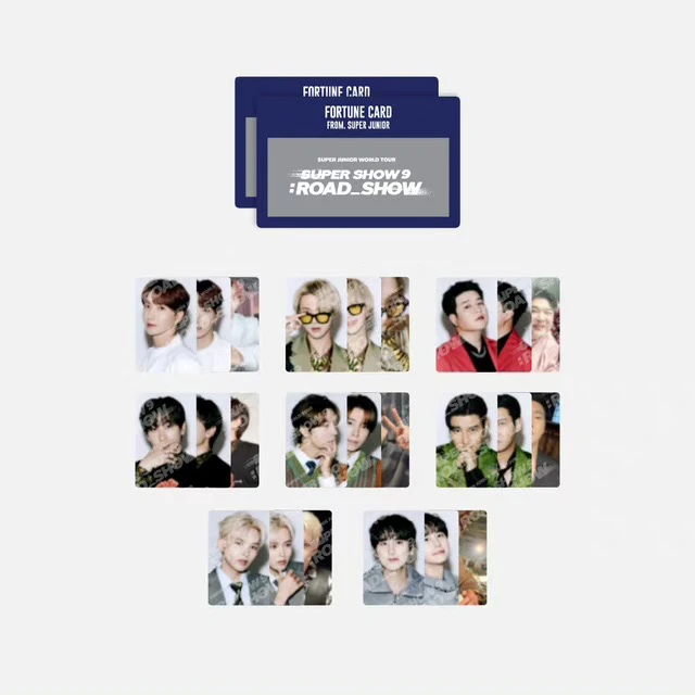 Superjunior刮刮卡SS9安可周边丝巾 立牌周边