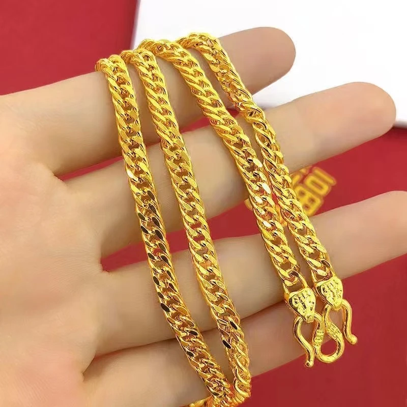 合金项链 老板项链 古巴 坦克 经典百搭 霸气