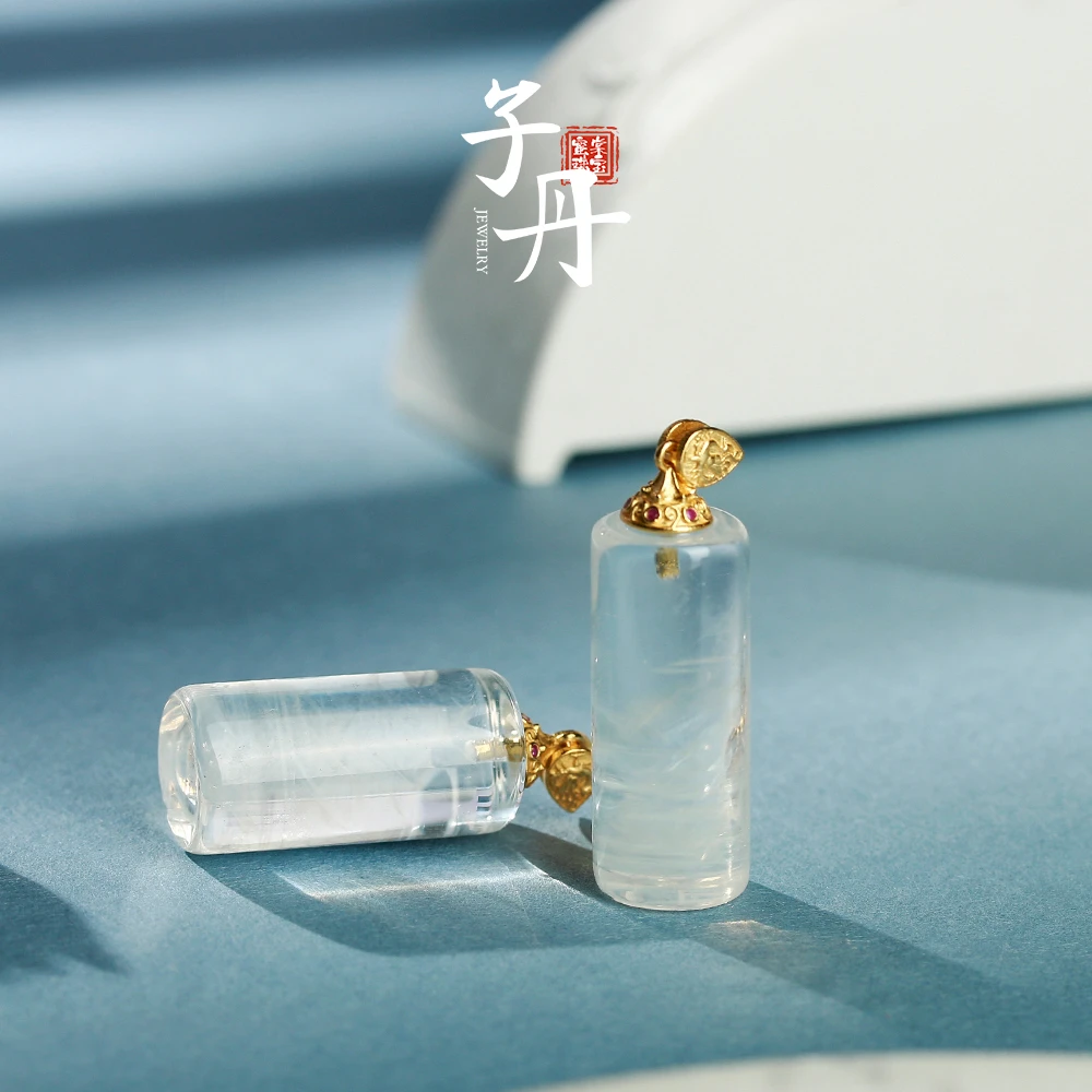 【诗语】蓝针吊坠 QT-426 C4-147（多样性发/发一个）