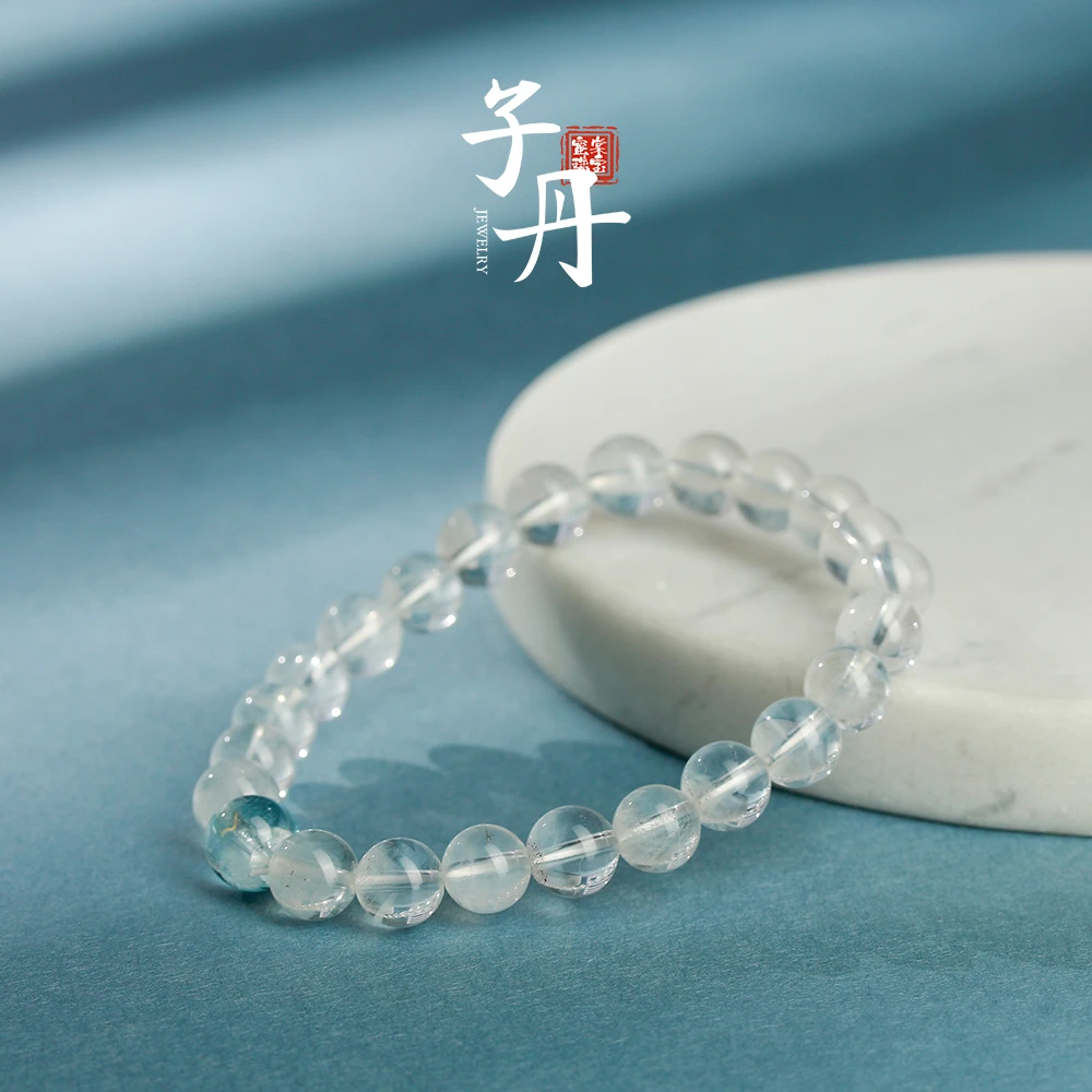 【诗语】简约蓝针DIY手串单圈 T1-009 C4-014