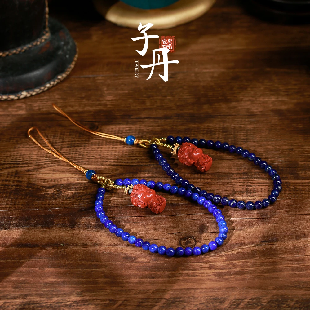 含辰砂工艺品【雯雯】朱砂DIY挂饰（多样性发/发一串）W4-135 H4-086