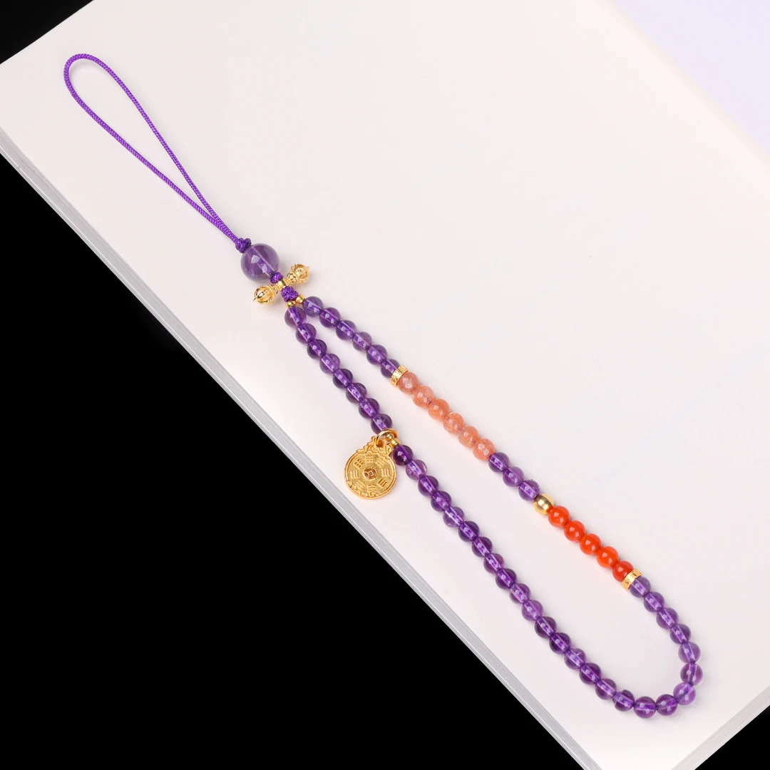 【诗语】紫水晶挂饰挂件 4mm+ 多样性发货（发一件）