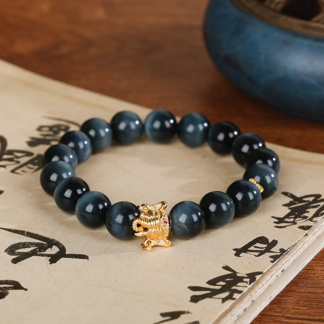 【诗语】虎眼石手串10mm+多样性发一 XYT-008