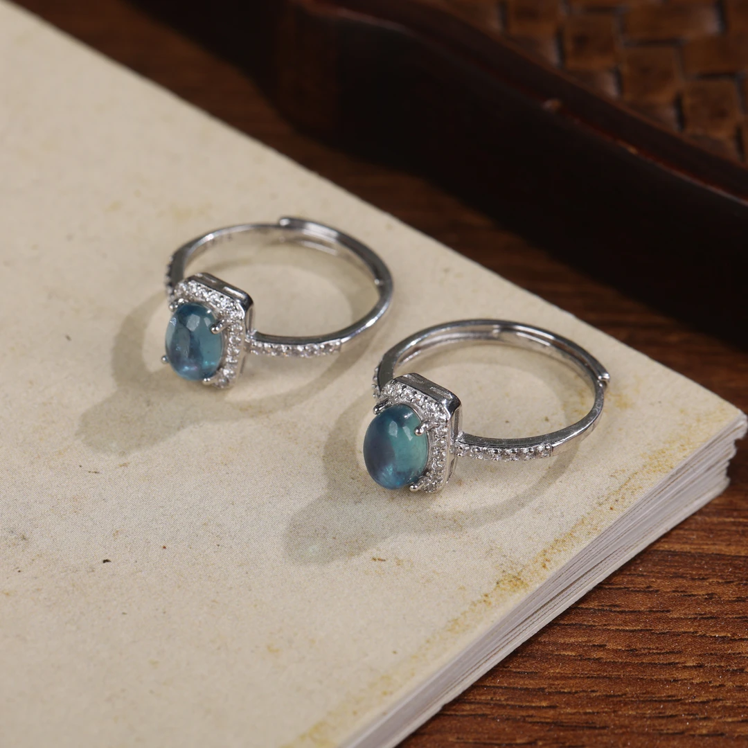 【诗语】海蓝宝戒指多样性发一QT-009 C4-339