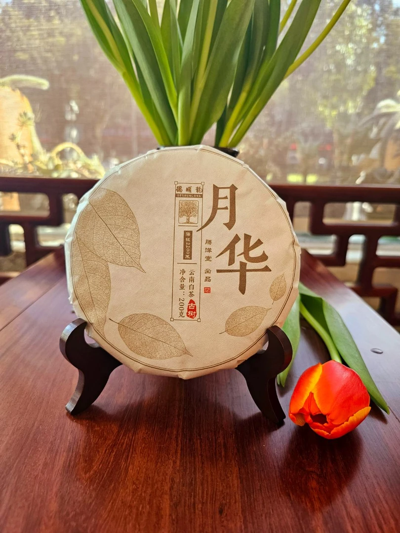 云南临沧普洱茶 月华白茶200克 清香怡人 甘甜鲜爽