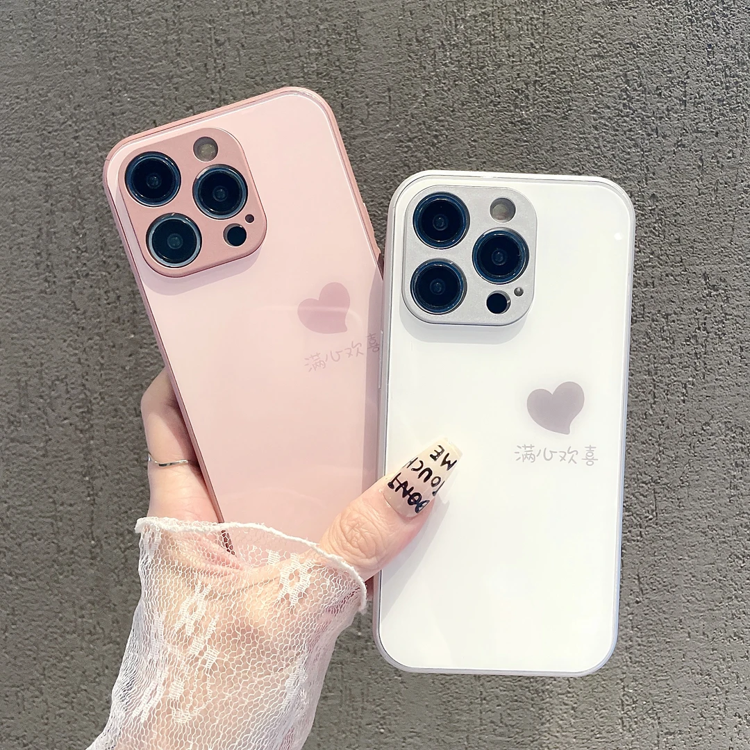 玻璃壳适用iphone/华为荣耀/OPPO/VIVO/小米手机壳pro套全包保护