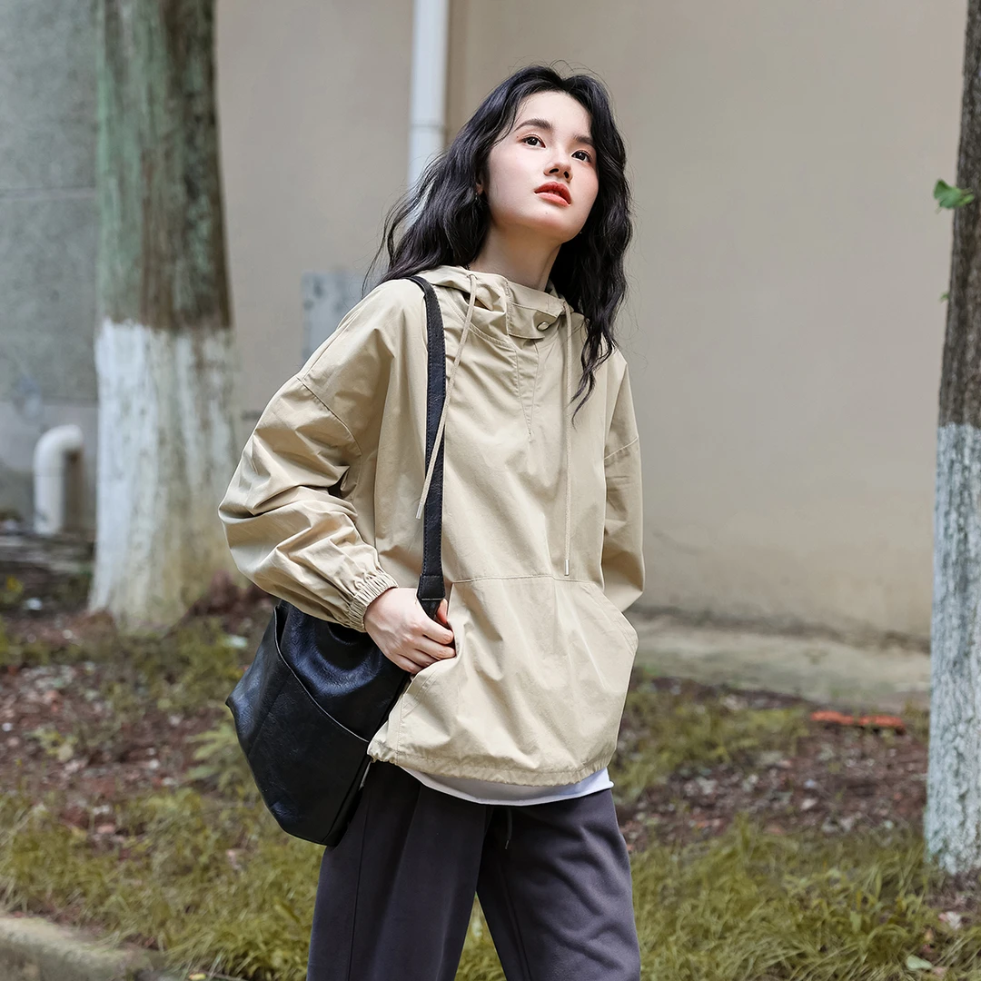 【女装优选WH】DME/德玛纳街拍连帽卫衣时尚卫衣上衣FG539320222101