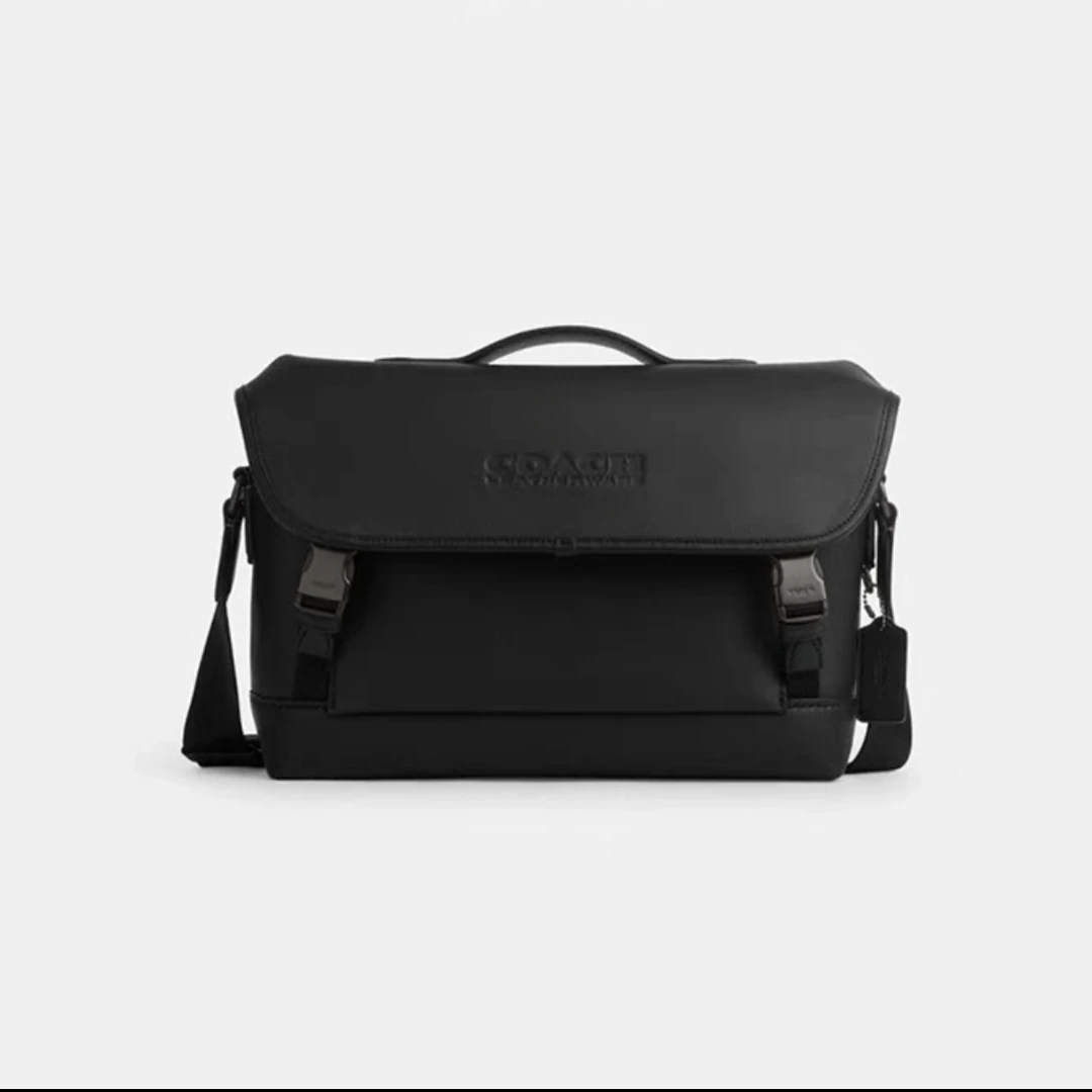 【银泰百货HF】COACH/蔻驰男士经典标志LEAE骑行包CU368 JIBLK