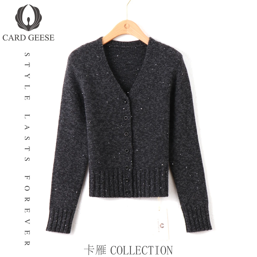 Card&Geese/卡雁【100羊毛】星光魅影秋冬外套 MYJ-24M1020-W2178M