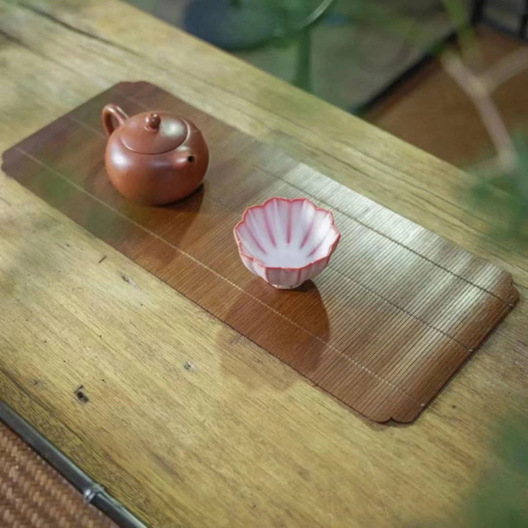 竹编茶席小茶席巾茶桌垫隔热垫