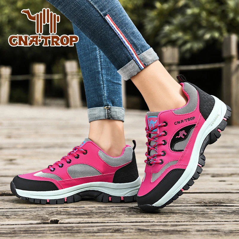 【领航骆驼】2024新款户外休闲登山徒步运动女鞋防滑耐磨透气鞋跑步