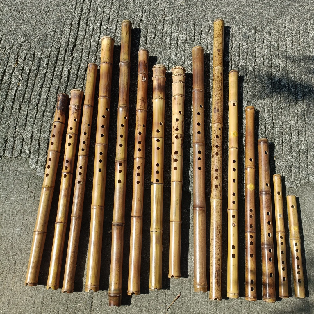 一匠人手工洞箫南箫笛子定制 不易裂石竹笛箫开拓者 正手反手箫