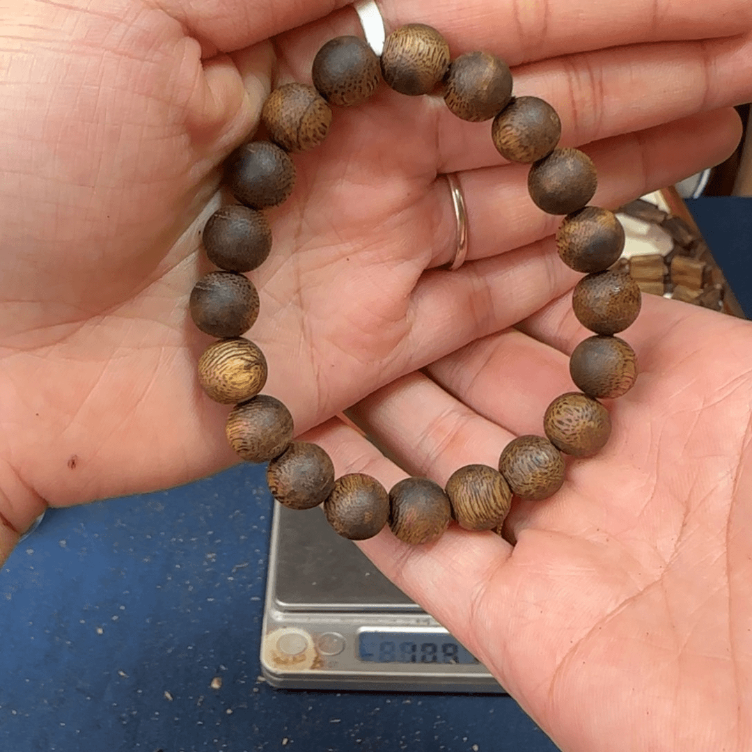 沉香手串绿棋金沙叶高货多样性发货1条8克