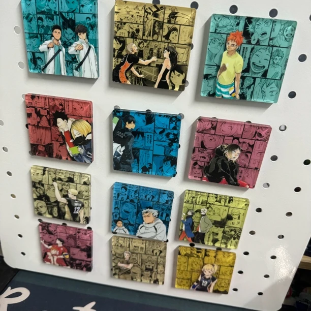 【亚克力冰箱贴】排球少年亚克力分镜立体diy双层手工