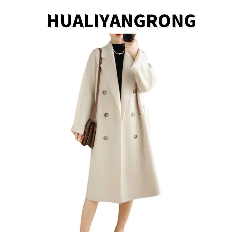 【自由序曲】经典高贵气质双面大衣简约气质-014