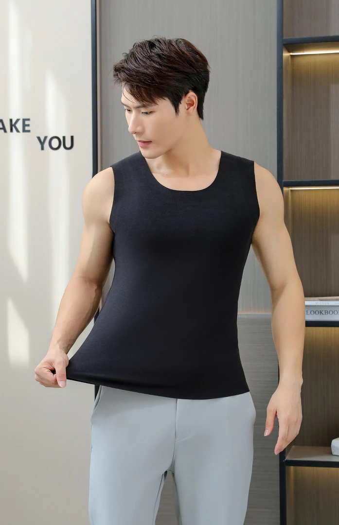 小火炉！【100绵羊毛夹层】升级款男女同款加厚保暖背心9012