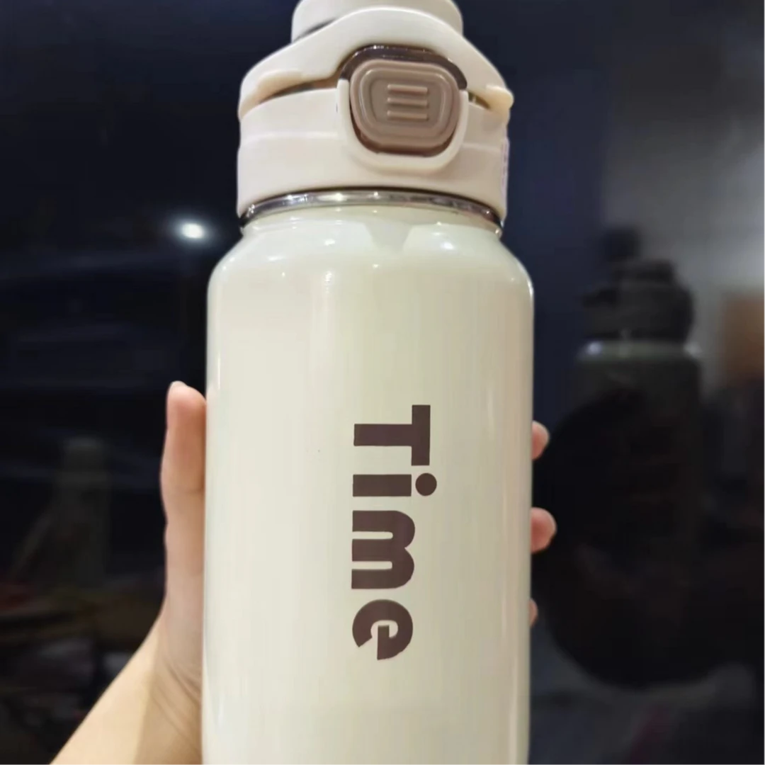 8297高颜值新款316不锈钢便携吸管保温杯