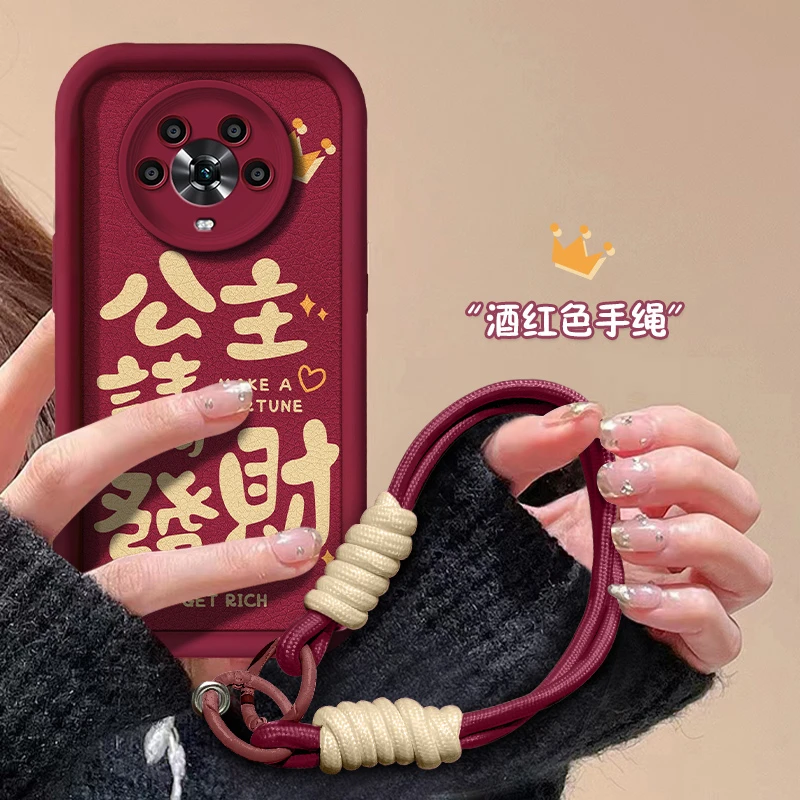 荣耀magic4pro手机壳magic4公主请发财LGE-AN00卡通可爱创意女款