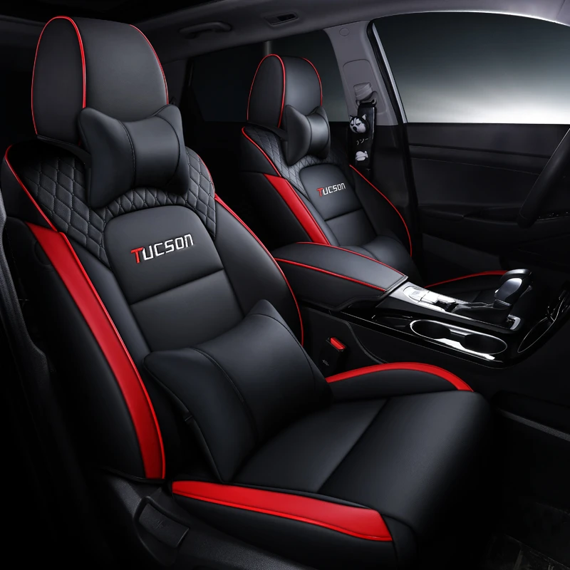 现代途胜L专用座套专车定制汽车坐垫全包围皮座椅套四季通用座垫