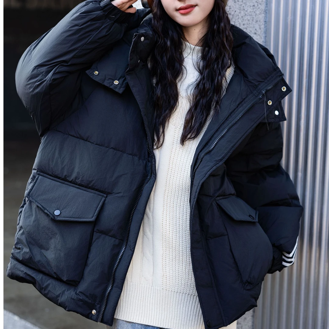 桔 2024【X】11月28日儿童时尚潮酷百搭黑色防寒羽绒服9602-