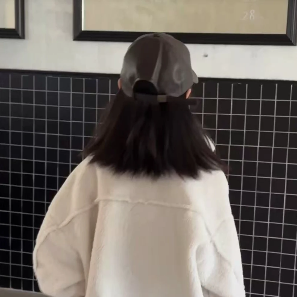 优 2024【Y】11月29日 儿童男童女童白色毛毛外套4979-