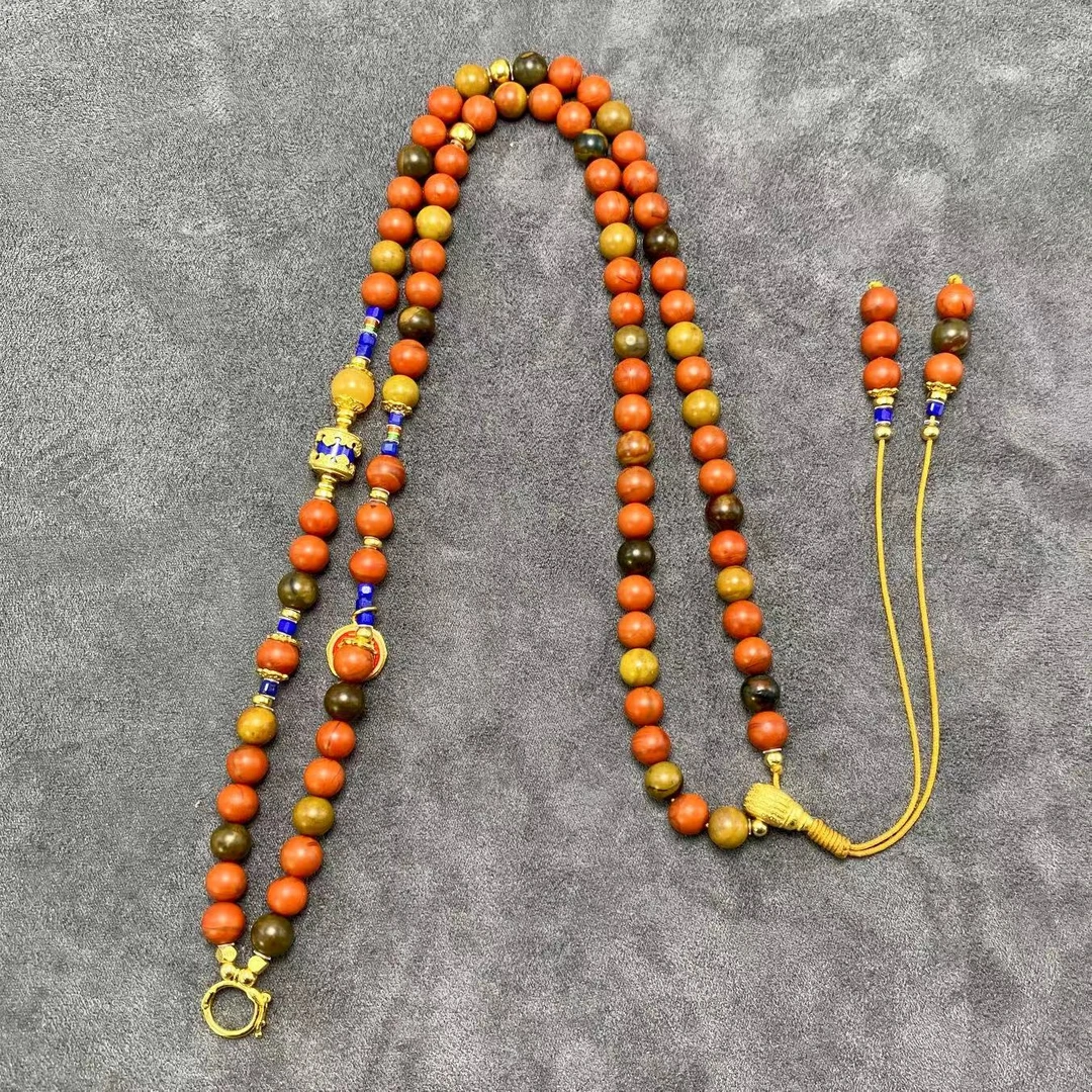 扶摇臻选|包浆南红万能项链7mm-0872