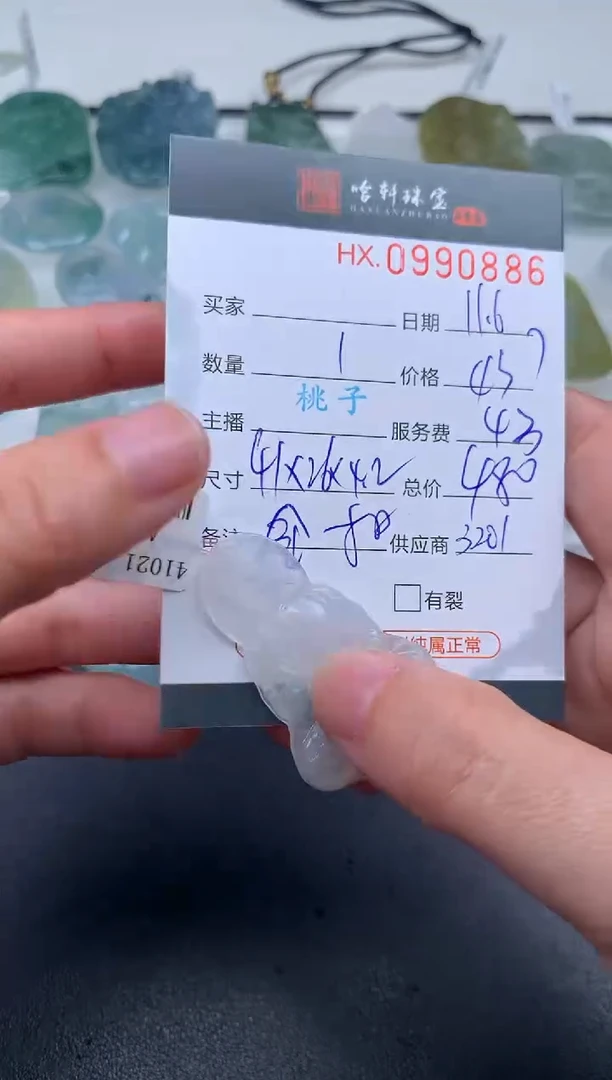 【闪购商品】翡翠挂件未镶嵌哈轩 挂件1