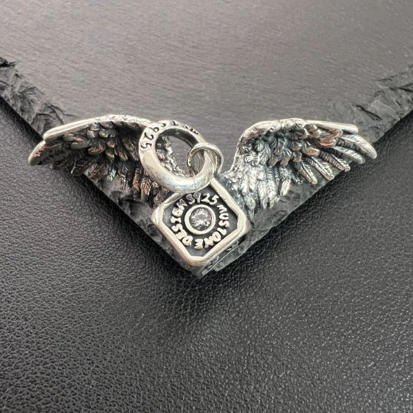 吊坠925银 博运筛子吊坠 手工轻奢时尚复古编织做旧银制品旧款