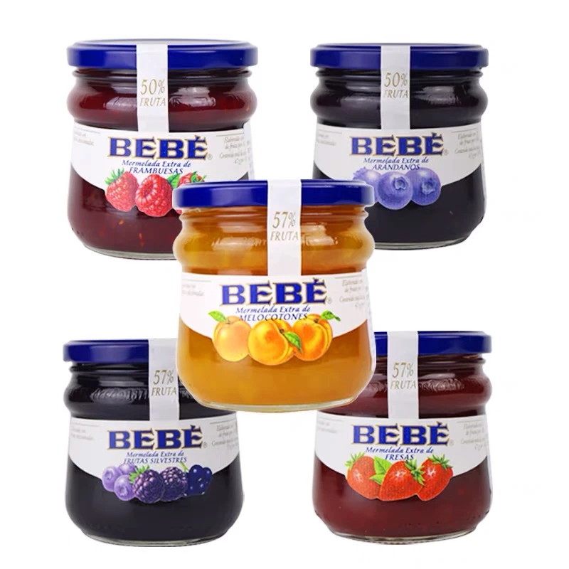 西班牙进口BEBE欧乐草莓酱果酱涂抹面包吐司酱早餐烘焙专用蓝莓酱
