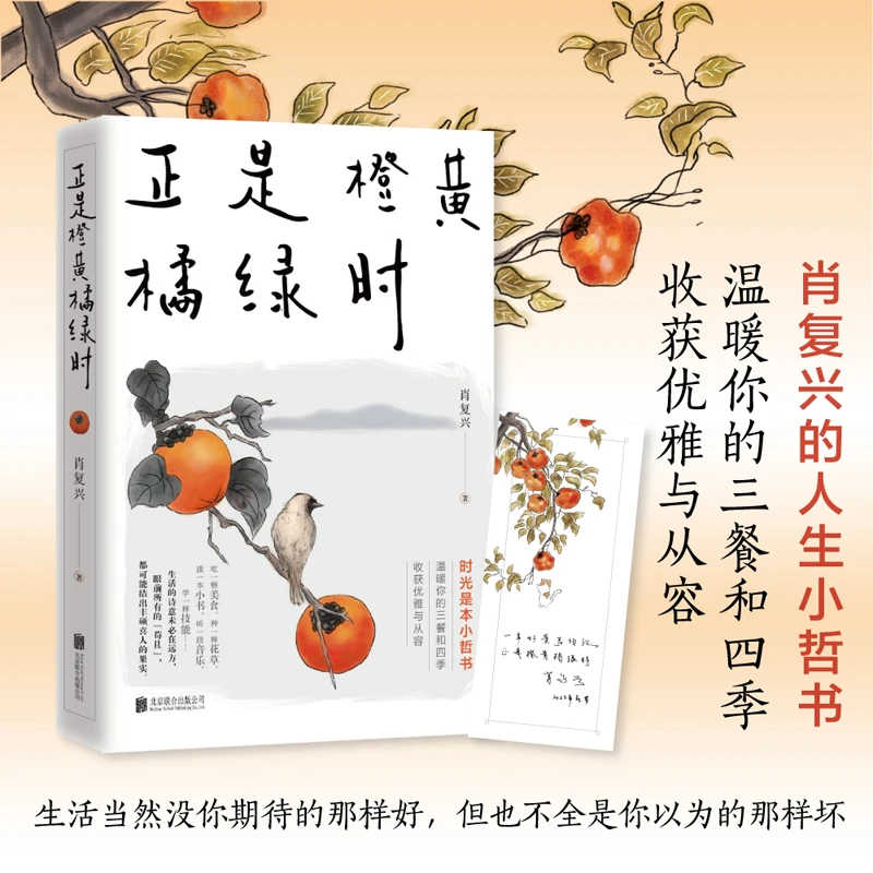正是橙黄橘绿时 肖复兴 暖心新作 一份人生小哲书收获优雅与从容