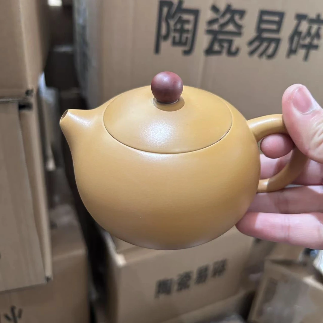 【中国邮政专属链接】吴成志黄金段泥紫砂西施壶3586