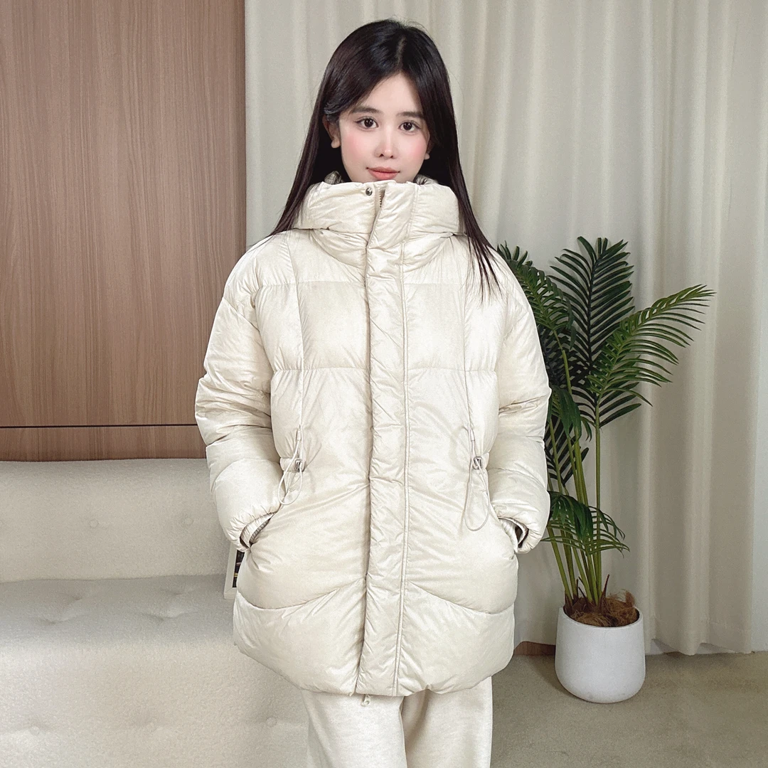 女装宽松时尚休闲女士连帽保暖鹅绒服百搭秋冬韩版B0112B50702